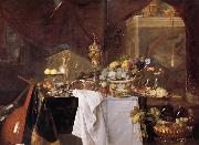 Jan Davidsz. de Heem Fruits et vaisselle:un dessert Germany oil painting reproduction